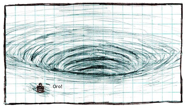 Рисованный водоворот Рисованный водоворот